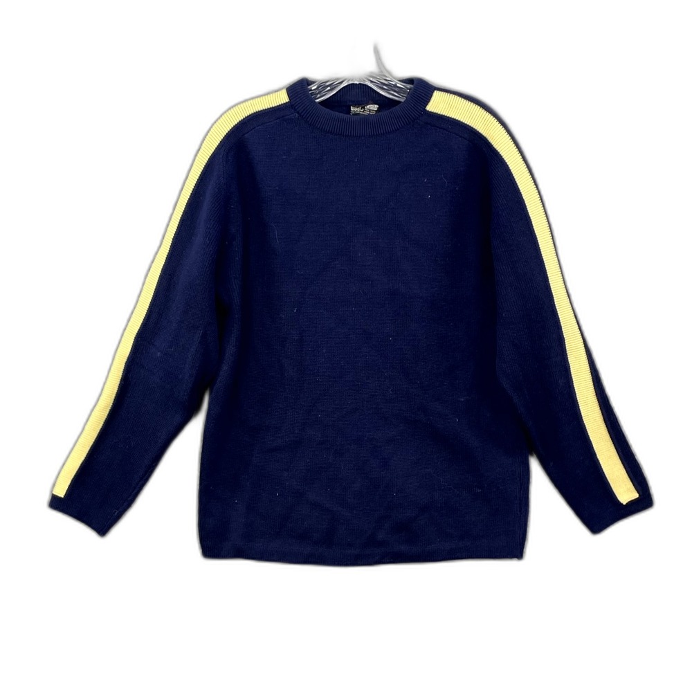 Vintage 90s Meister Sweater Mens Medium Wool Crew Neck Winter Retro Streetwear